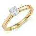0,50 ct lab grown diamant solitärring i 9 karat guld 0,50 ct