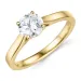1,00 ct lab grown diamant solitärring i 9 karat guld 1,0 ct