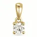 0,20 ct lab grown diamant solitärberlock i 9 carat guld 0,20 ct