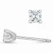 2 x 0,20 ct lab grown diamant solitäreörhängestift i 9 karat vitguld med lab grown diamant 