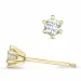 2 x 0,16 ct lab grown diamant solitäreörhängestift i 9 karat guld med lab grown diamant 