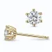 2 x 0,20 ct lab grown diamant solitäreörhängestift i 9 karat guld med lab grown diamant 