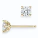2 x 0,20 ct lab grown diamant solitäreörhängestift i 9 karat guld med lab grown diamant (CVD) 