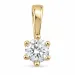 0,20 ct lab grown diamant solitärberlock i 9 carat guld 0,20 ct