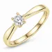 0,40 ct lab grown diamant ring i 14  karat guld 0,40 ct