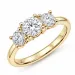 lab grown diamant ring i 14  karat guld 0,50 ct 0,52 ct