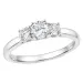 lab grown diamant ring i 14  karat vitguld 0,30 ct 0,20 ct