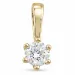 0,40 ct lab grown diamant hängen i 14  carat guld 0,40 ct
