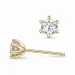 2 x 0,20 ct lab grown diamant solitäreörhängestift i 14 karat guld med lab grown diamant 