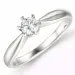 0,20 ct lab grown diamant ring i 14  karat vitguld 0,20 ct