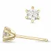 2 x 0,30 ct lab grown diamant solitäreörhängestift i 14 karat guld med lab grown diamant 