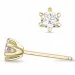 2 x 0,40 ct lab grown diamant solitäreörhängestift i 14 karat guld med lab grown diamant 
