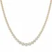 42 cm lab grown diamant halsband i 14  carat guld 5,76 ct