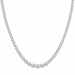 42 cm lab grown diamant halsband i 14  carat vitguld 5,76 ct