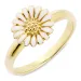 10 mm prästkrage ring i förgyllt silver - Matilda