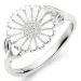 11 mm prästkrage ring i silver - Marie