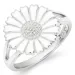 14 mm prästkrage ring i silver - Marie