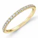 Enkel diamant alliancring i 14  karat guld 0,25 ct