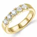lab grown diamant alliancring i 14  karat guld 5 x 0,20 ct