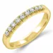 Diamant alliancring i 14  karat guld 0,24 ct