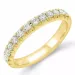 Diamant alliancring i 14  karat guld 0,49 ct