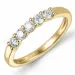 Diamant alliancring i 14 karat guld 0,33 ct