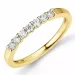 Diamant alliancring i 14 karat guld 0,26 ct