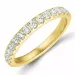 Diamant alliancring i 14 karat guld 0,49 ct