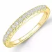 Diamant alliancring i 14  karat guld 0,25 ct