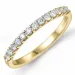 Diamant alliancring i 14  karat guld 0,36 ct