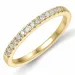 diamant alliancring i 14  karat guld 0,15 ct