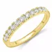 Diamant alliancring i 14 karat guld 0,41 ct