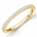 diamant alliancring i 14  karat guld 0,25 ct