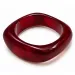 röd bangle i harts - AURA