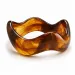 cognac färgad bangle i harts - AURA
