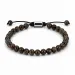bronzit armband i nylon med justerbar snodd