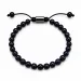 blå goldstone armband i nylon med justerbar snodd
