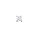 1 x 0,05 ct solitäreörhängestift i 14 karat vitguld med diamant