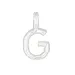 bokstav g hängen i silver - My Letter
