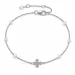 dagmarkors pärla armband i silver