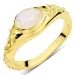 månsten ring i förgylld mässing - Eliné