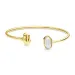 vattentät armring i förgyllt stål - OCEANA