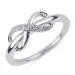 infinity ring i rhodinerat silver