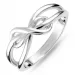 infinity ring i rhodinerat silver