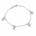hjärta armband i silver med hängen i silver - Little Ones