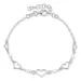 hjärta armband i silver