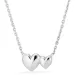 hjärta halsband i silver