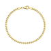BNH panzerarmband i förgyllt silver 17 cm x 2,7 mm