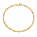 BNH singapore armband i 14 karat guld 21,0 cm x 2,3 mm
