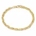BNH singapore armband i 8 karat guld 18,5 cm x 3,5 mm